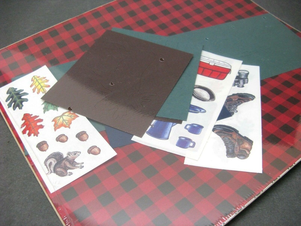 Creative Memories Combination Pack WILDERNESS Scrapbooking Stickers Cuts Paper