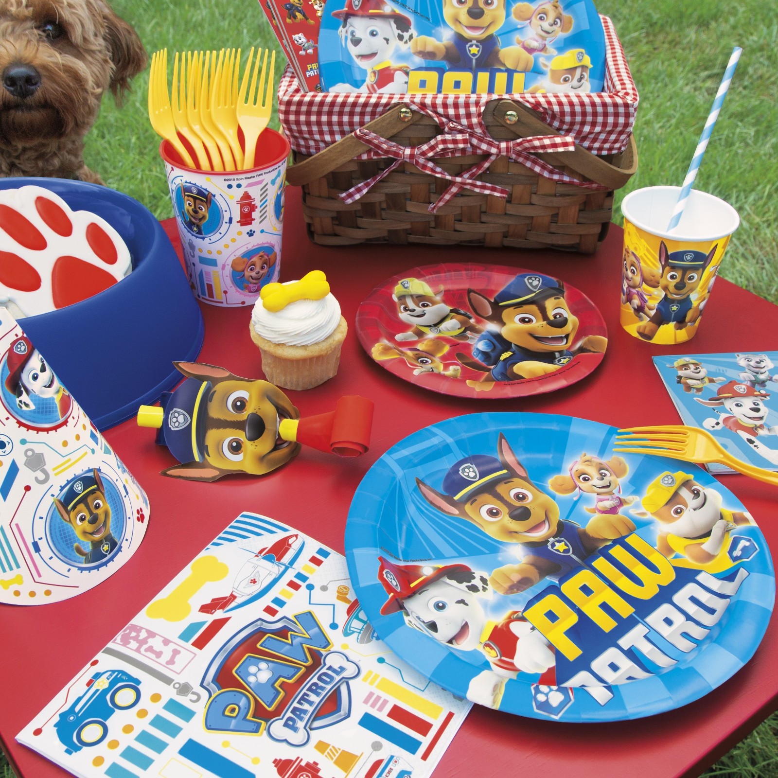 Build Your Party Paw Patrol Party Supplies - Tableware, Decor, Favors, Etc.