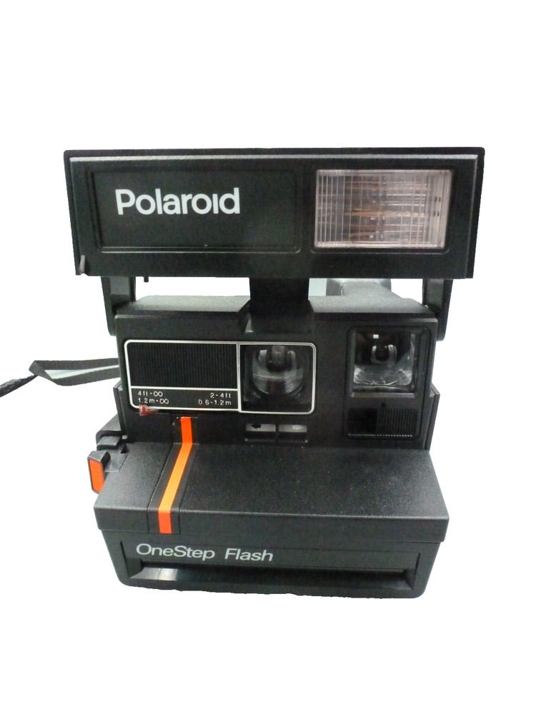 Vintage Polaroid OneStep Flash Camera With Strap - Great Condition - Untested-99