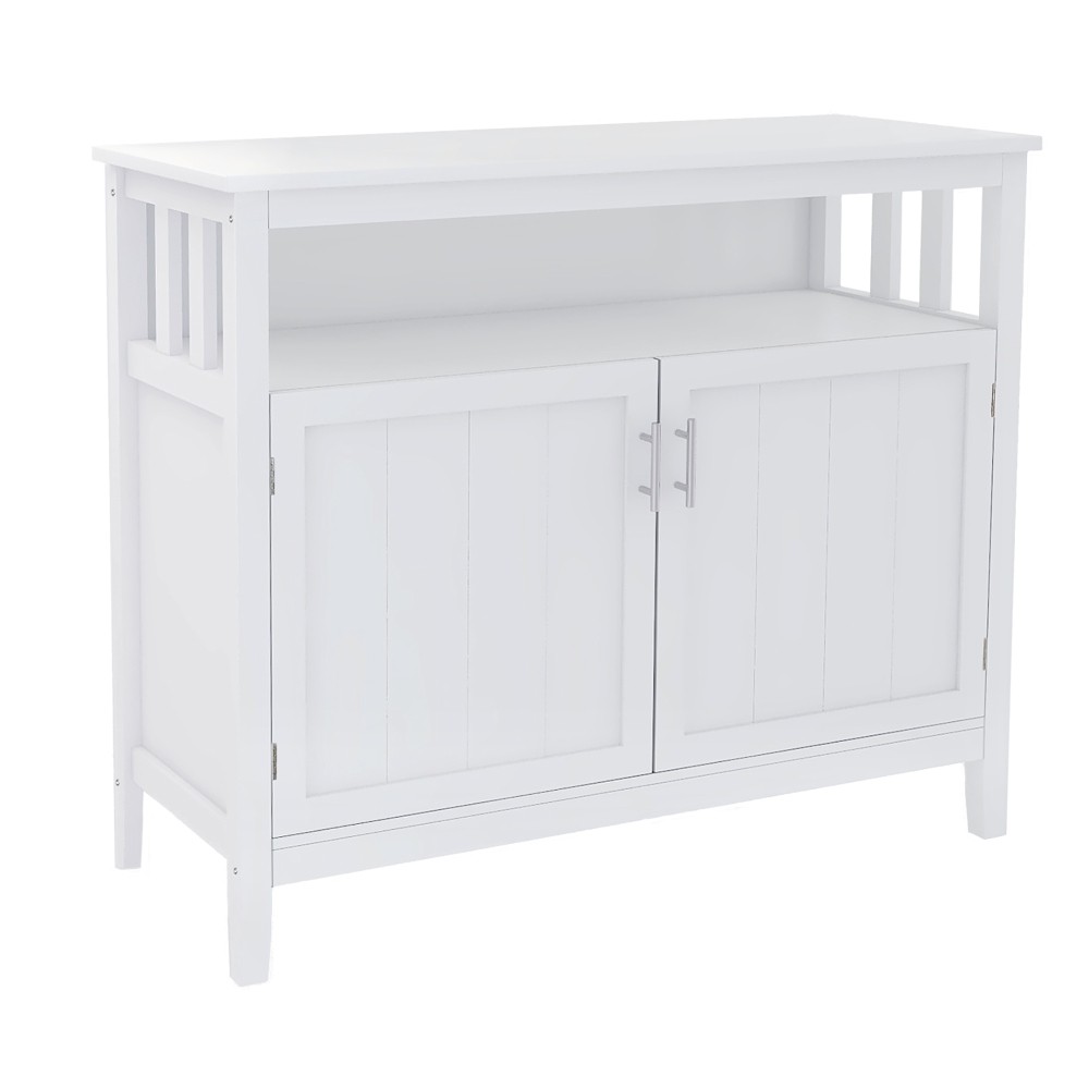Kitchen Sideboard Buffet Display Server Cabinet with Doors Storage Drawers