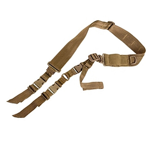 Tan Color Tactical 2 point Adjustable Multi Function Rifle Shotgun Sling