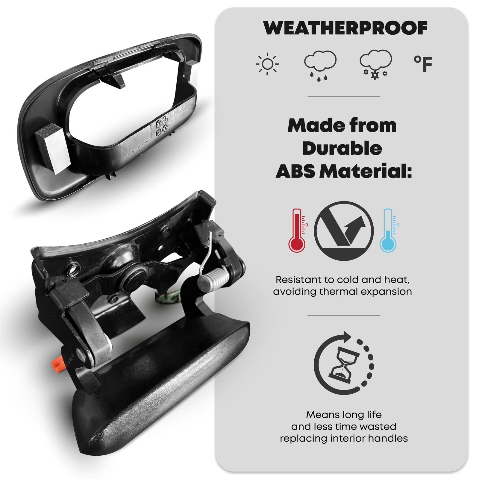 15228539 15997911 Tailgate Handle & Bezel 99-07 Silverado Sierra 1500 2500 3500