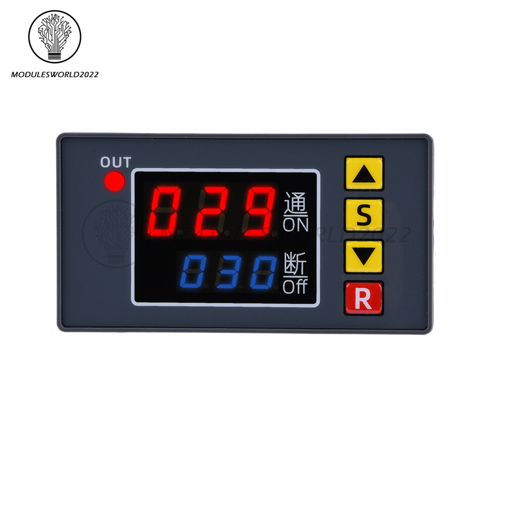 T3231 Programmable Digital Time Delay Relay Dual Display Timer Control Switch