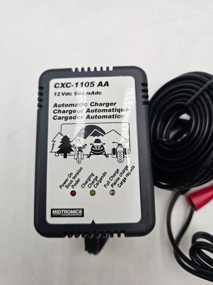 Midtronics 12Vdc 900mAdc Automatic Battery Charger CXC 1105AA