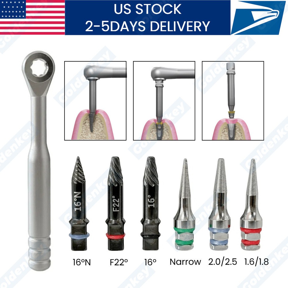 Dental Broken Implants Pick Up Extractor Failed Fixture Remove SOS Screws