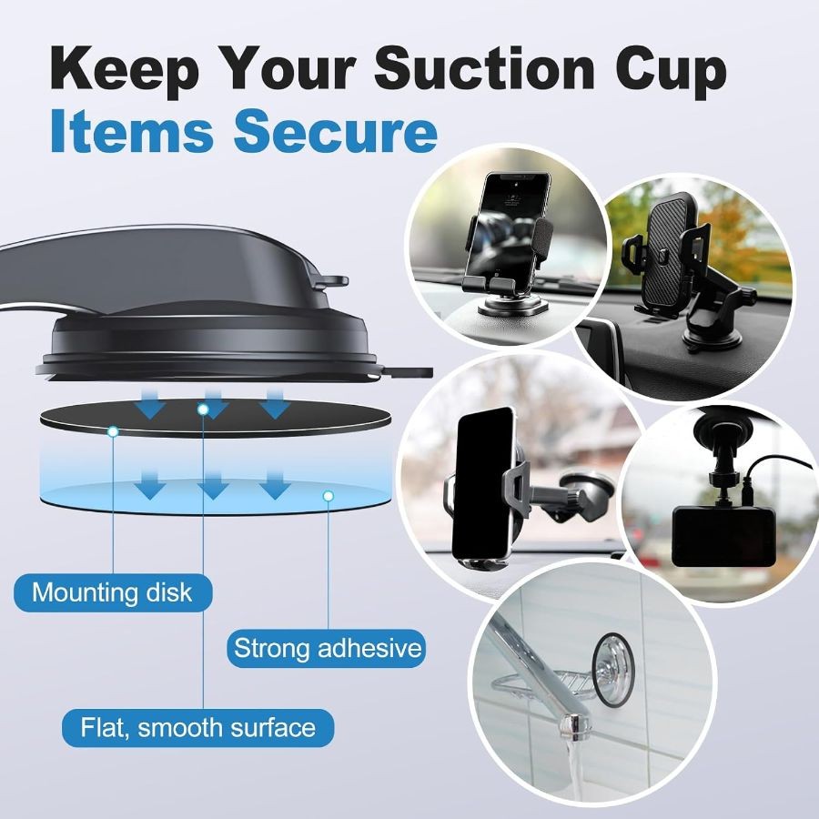 Adhesive Dashboard Pad Mounting Disk for Car Suction Cup Phone Holder Mount Base