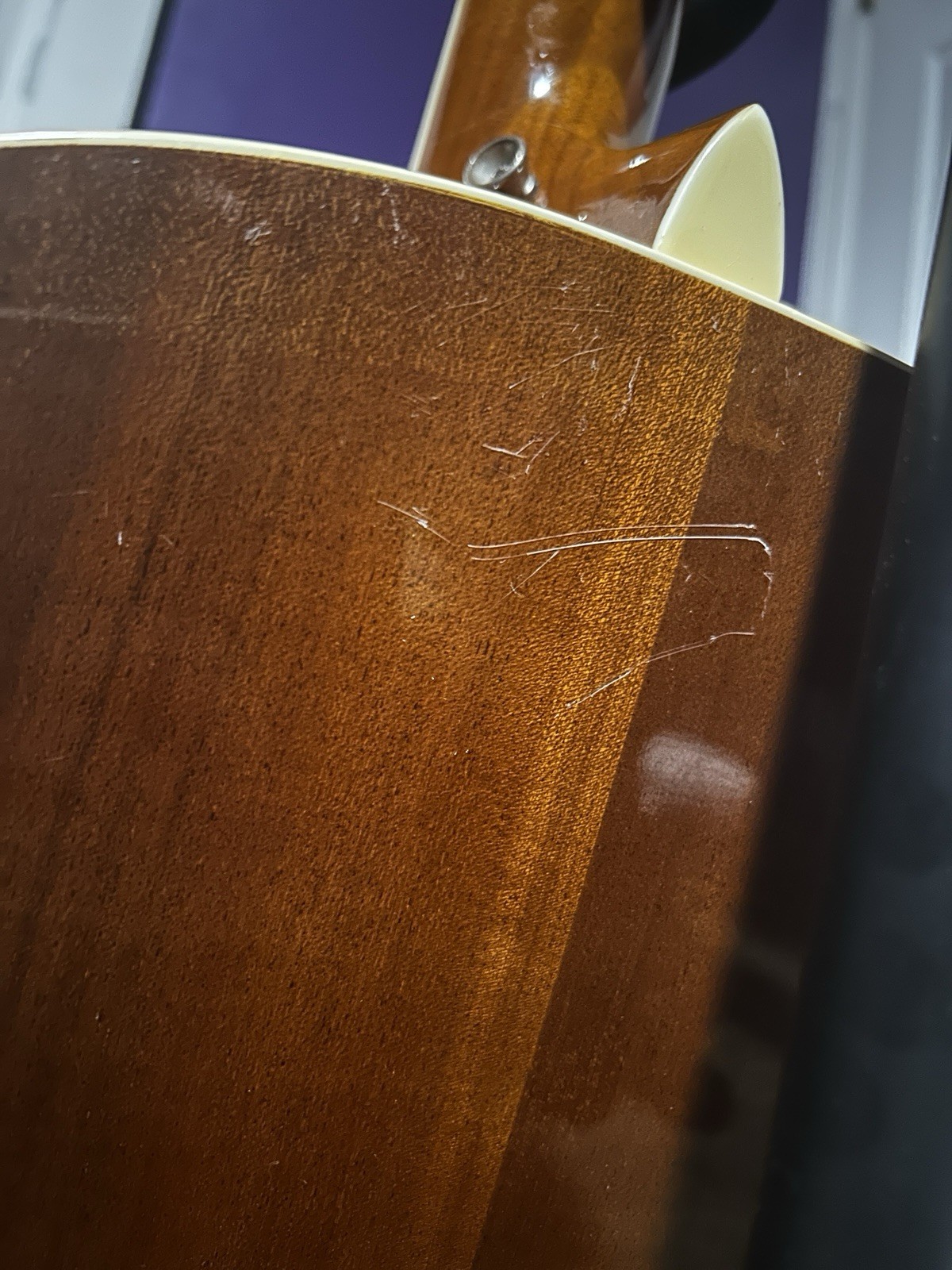 Danville Resonator Acoustic Guitar Sunburst. Freshly polished. Excellent