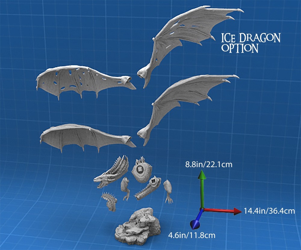 Dragon Resin 3D model kit