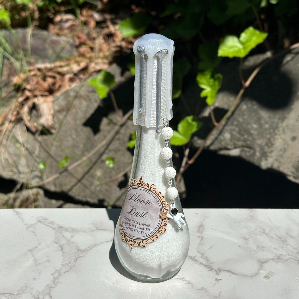 Moon Dust Decorative Potion Bottle Bookshelf Space Galaxy Decor