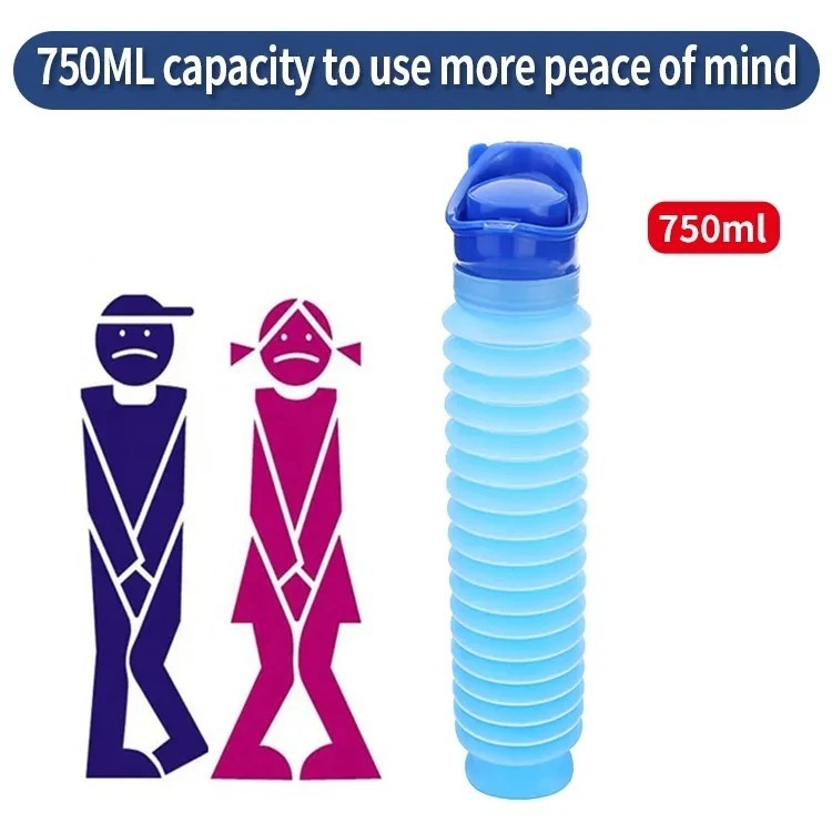 Male Female Portable Urinal Travel Camping Car Toilet Pee Bottle Emergency Kit