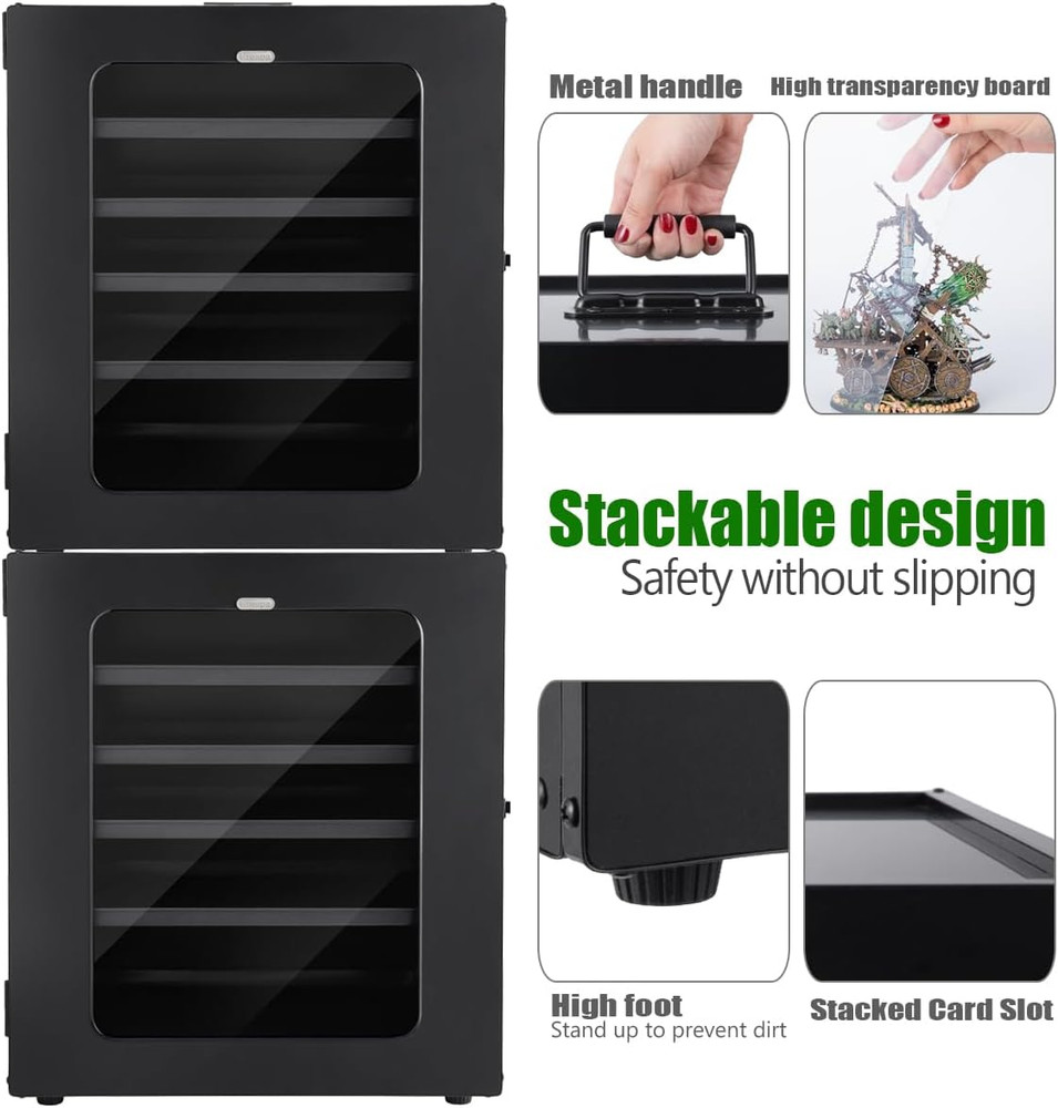 Stackable Miniature Storage Case for Warhammer 40K - Large Size