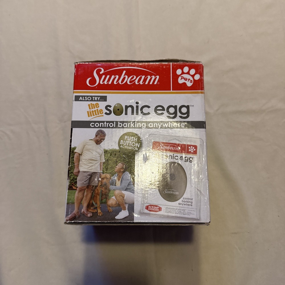 Sunbeam SBBCU1 Sonic Egg Ultrasonic Bark Control Device
