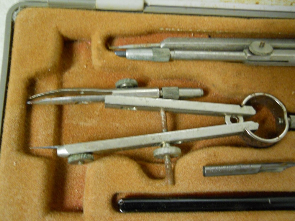 Ascola Engineering Drafting Tools #224 w/ Case