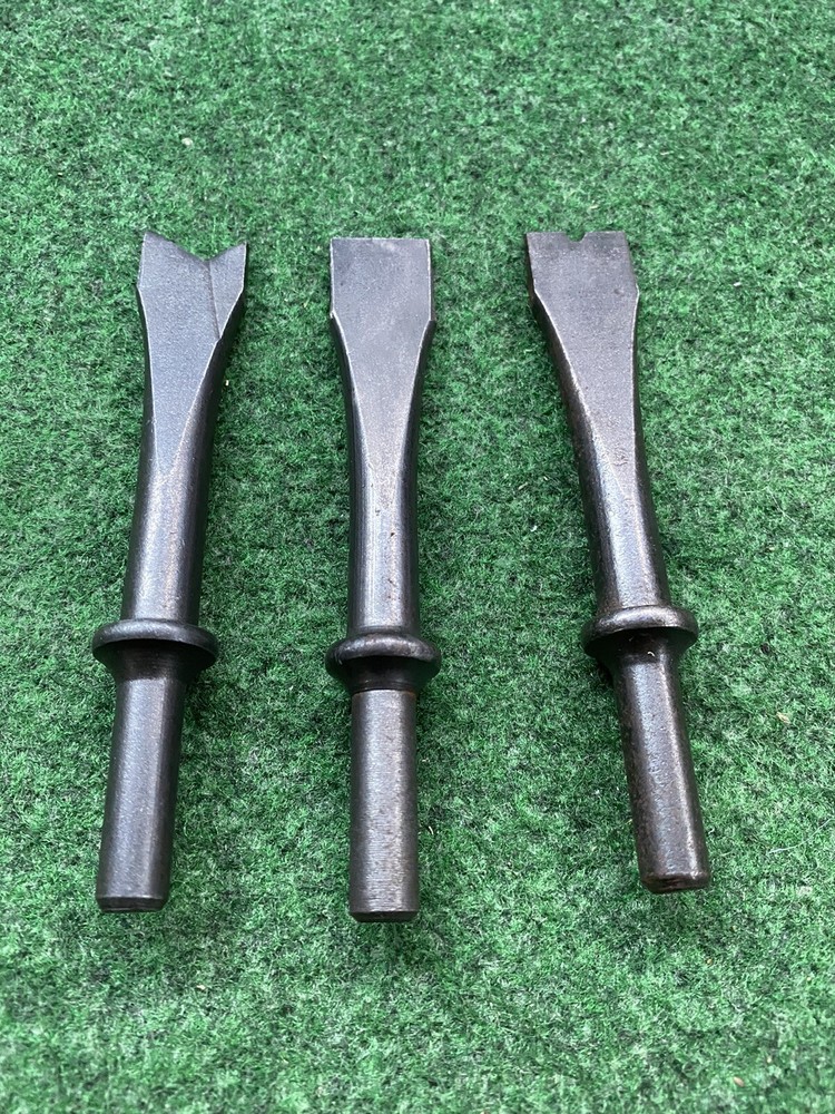 New 3 Pieces Air Hammer Chisel Attachments