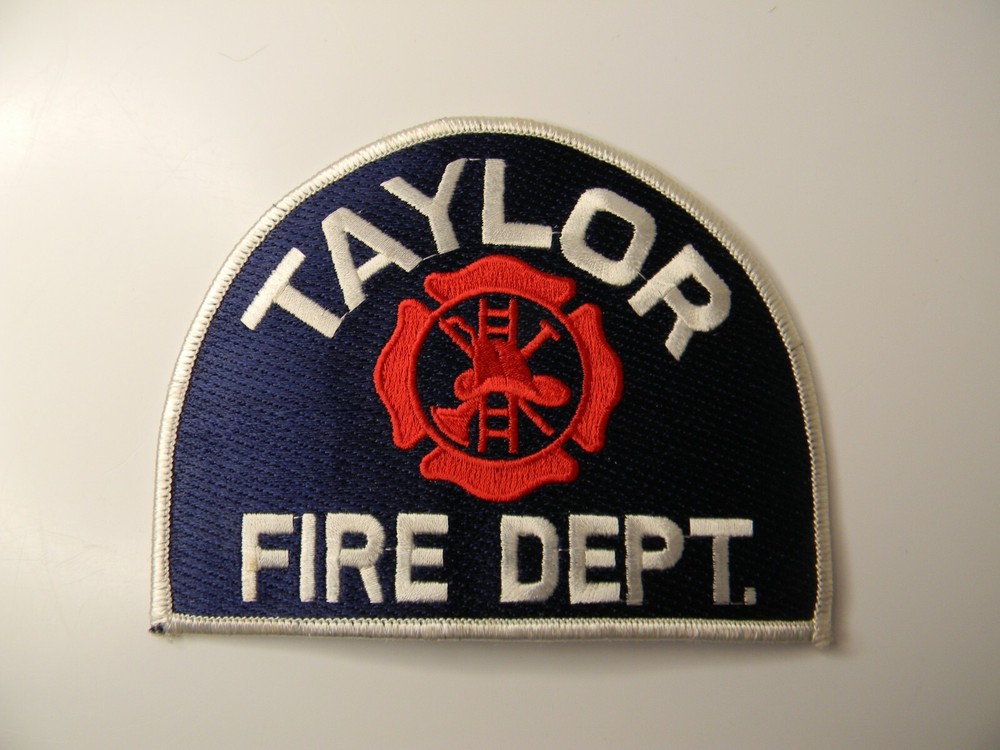 Taylor (Michigan) Fire Dept. Patch 3.75” X 4.75”