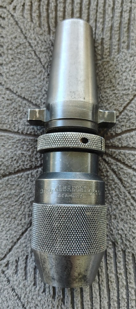 🗽ALBRECHT KETLESS DRILL CHUCK  0-3/8" WITH KWIK CHANGE HOLDER MACHINIST/...
