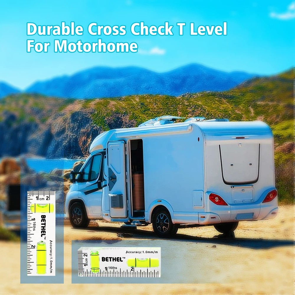 Small Level Mini BubbleLevel 90°/180°directions SpiritLevel Shatterproof Cros...