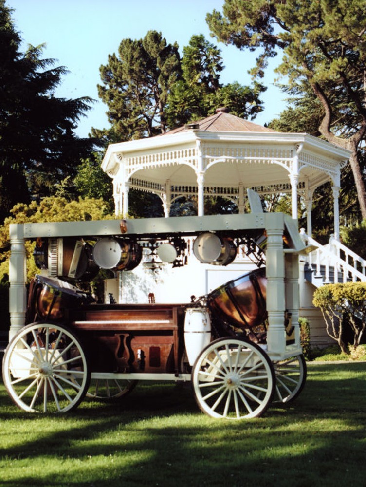 Robotic Orchestra Wagon mounted timpani drums