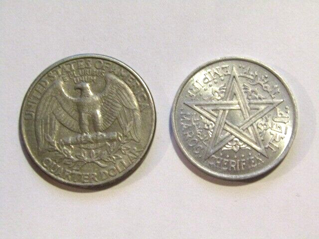 Morocco 1951 2 Francs unc Coin