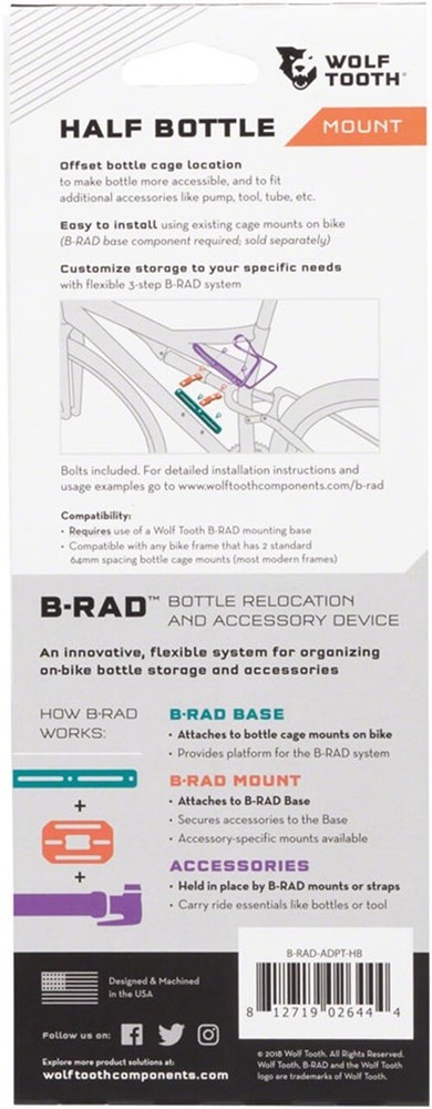 Wolf Tooth Components B-RAD Double Barrel Bottle Cage