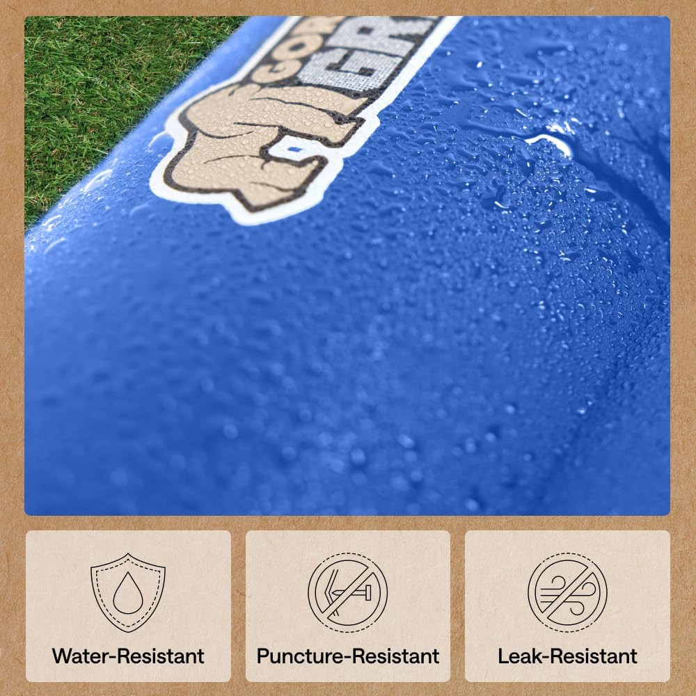 Slip-Resistant Inflatable Sleeping Pad, Puncture Resistant Lightweight Camping M