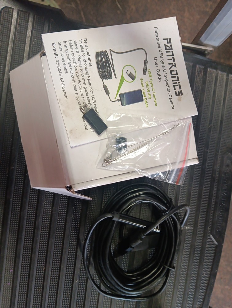 USB Snake Inspection Camera, FANTRONICS USB C Borescope, Scope Camera H6a