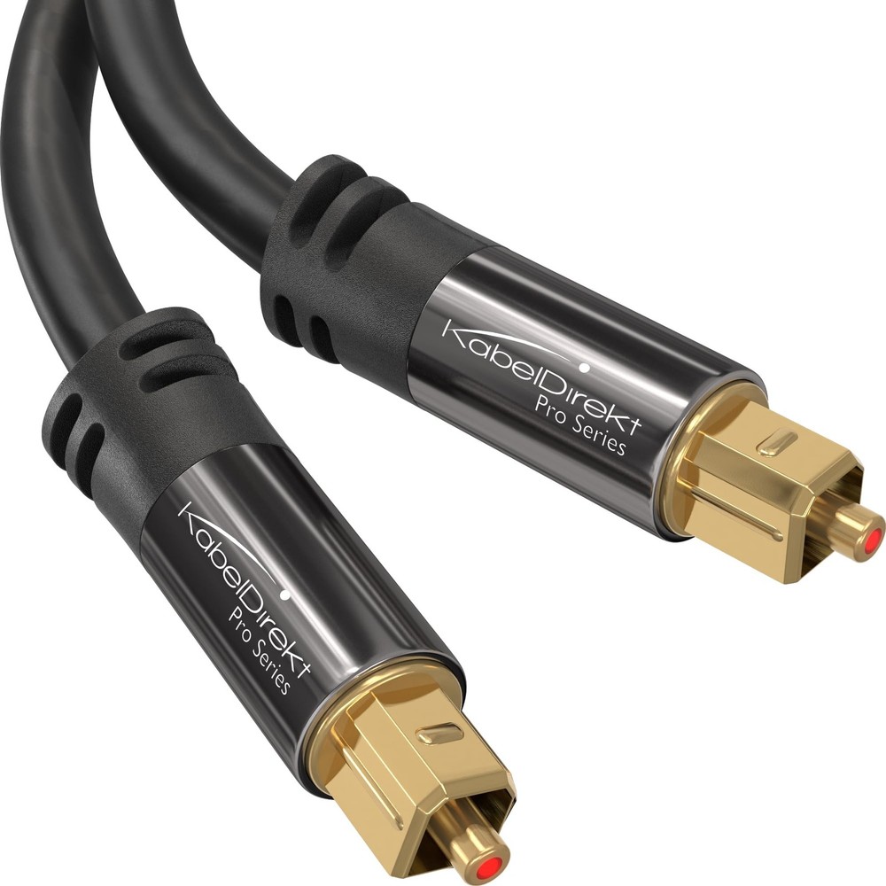Optical Audio Cable â€“ 3ft â€“ Designed in Germany â€“ Digital Optical Audio...