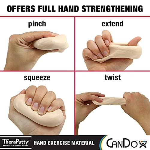 Cando Theraputty Plus 2 Oz Black Professional Hand Exercise Material