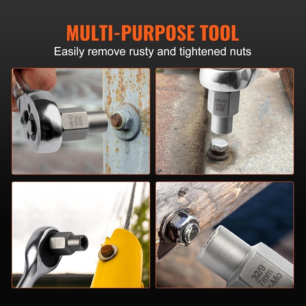 Bolt Extractor Set 29-Piece Bolt and Nut Remover Set with Storage Case