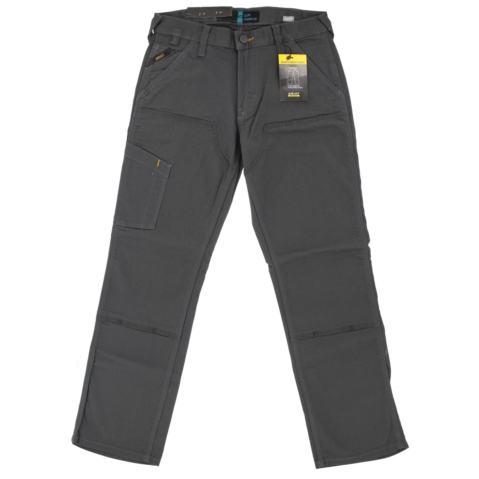 Ariat Work Rebar M4 Pants Men's Relaxed Straight, 7-Pocket, Re-Enforce Knee Pant