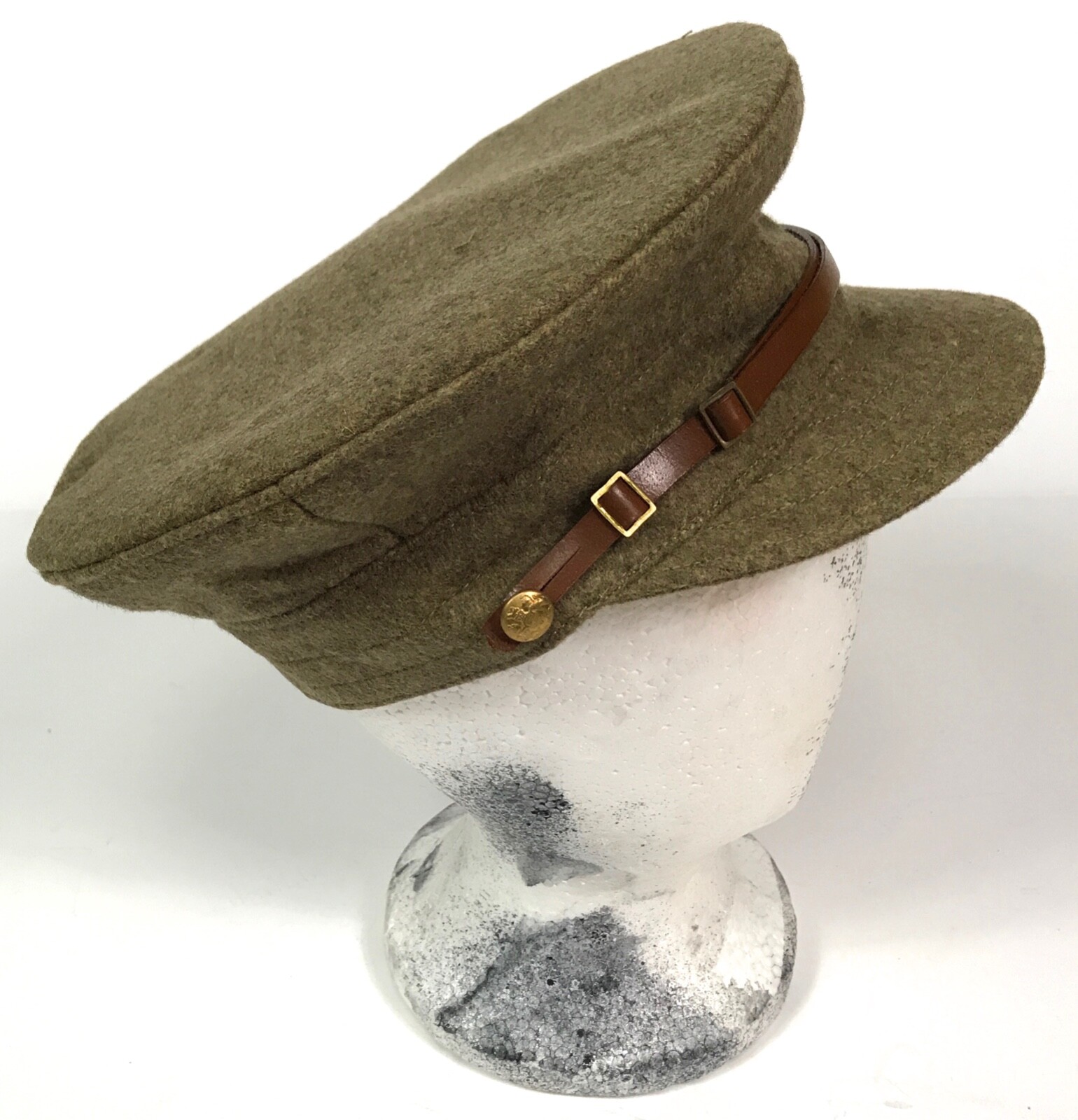 WWI BRITISH M1915 WOOL TRENCH CAP- XLARGE