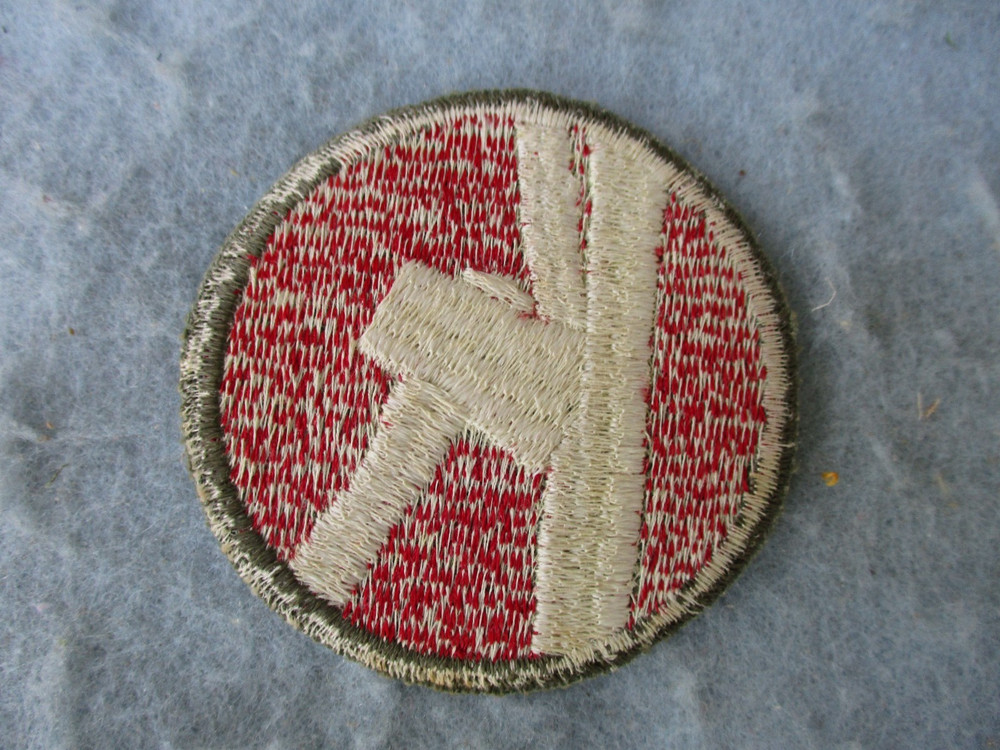 WWII US Army Patch 84th Division Rail Splitters Europe WW2