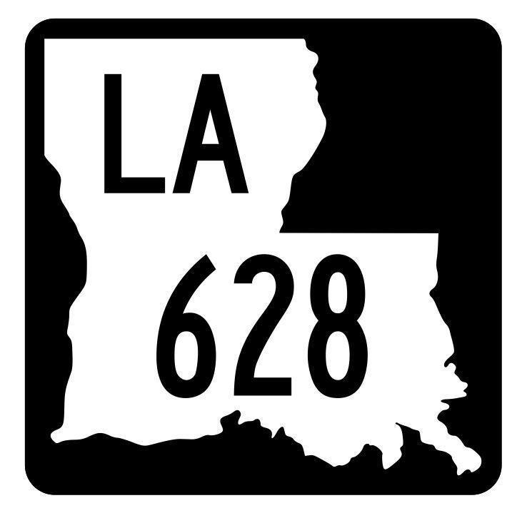 Louisiana State Highway 628 Sticker Decal