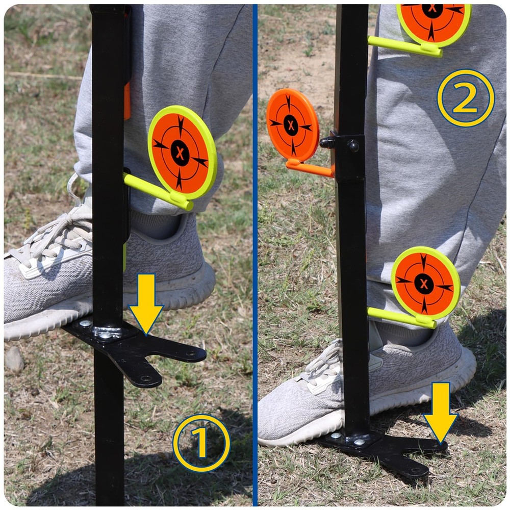 Dueling Tree for Height: 40.5 inches, Paddle Diameter: 3.5", colored