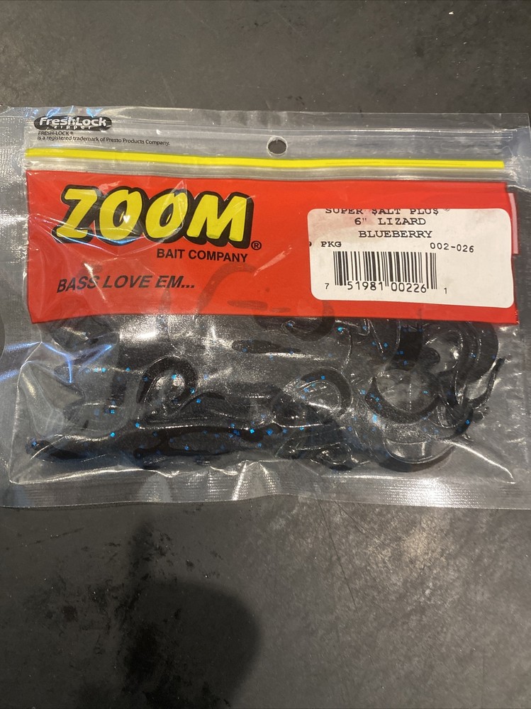 Zoom Super Salt Plus 6" Lizard Blue Berry