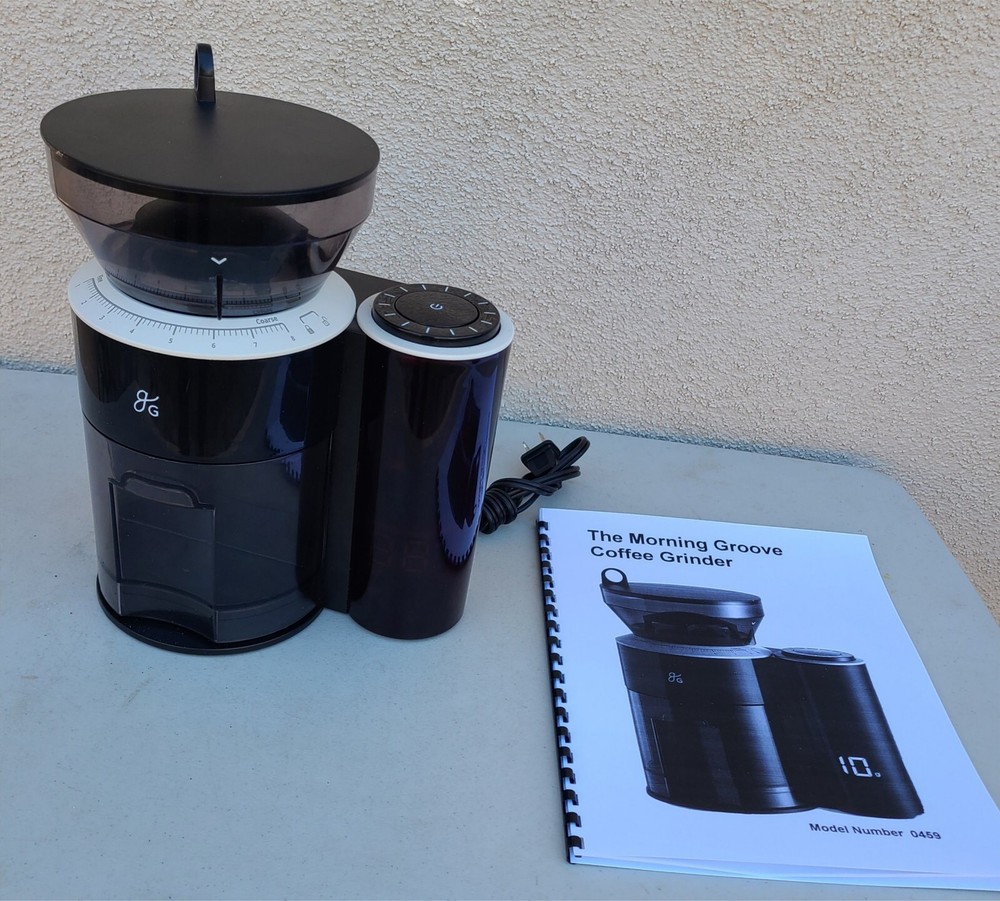 COFFEE GRINDER WITH BUILT-IN COFFEE SCALE, TESTED - READ DESCRIPTION!