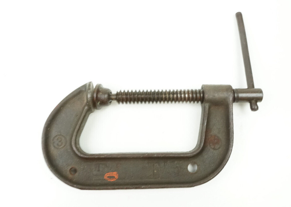 Vintage Circle P 3" C Clamp