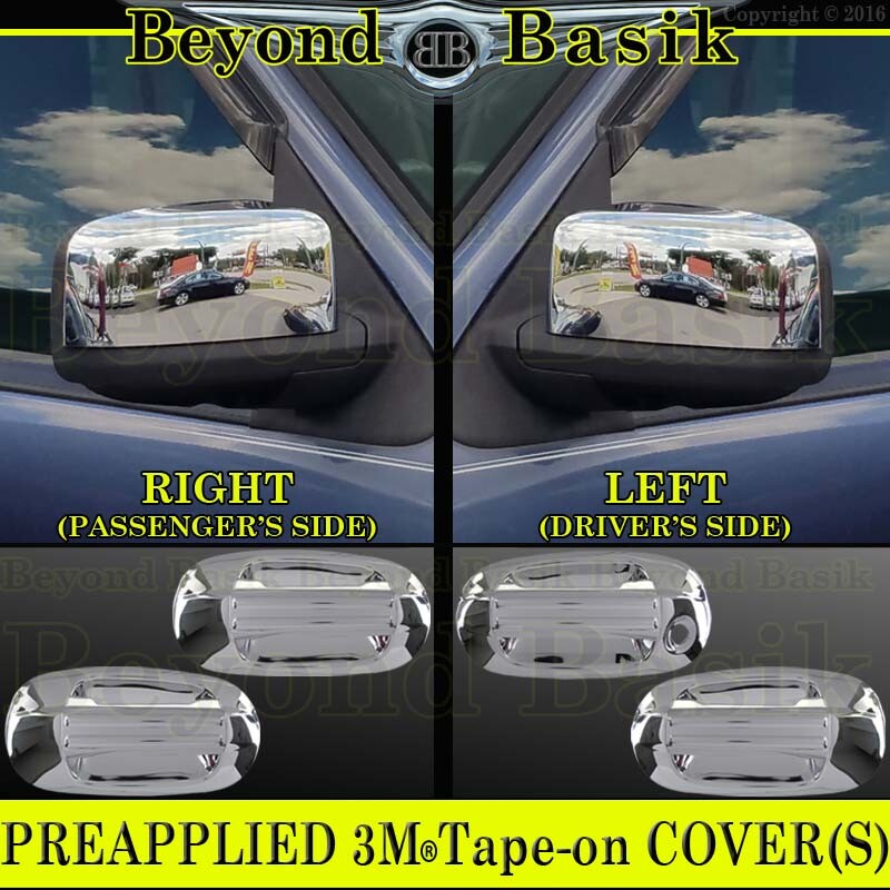 2003-2006 EXPEDITION NAVIGATOR CHROME Door Handle COVERS No Passenger KH+Mirrors