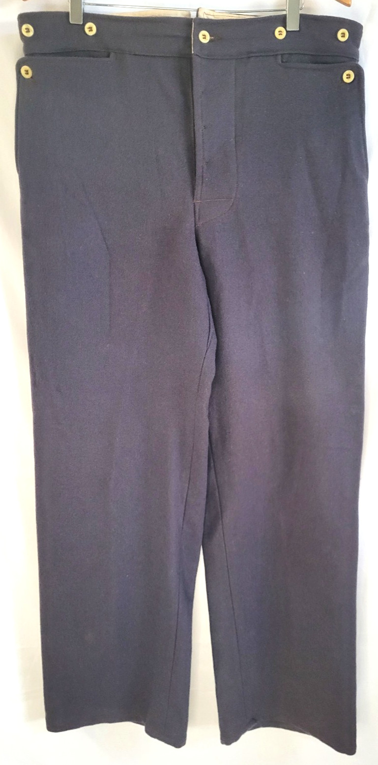Pants Trousers Mens 36WX31L C&D Jarnagin Western Style Dk Gray Reenactment