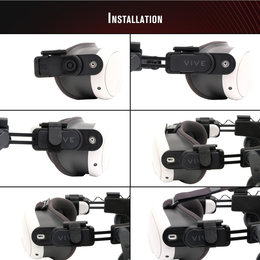 Quest 3 Headset Adapter for Aftermarket Headstrap Mounting