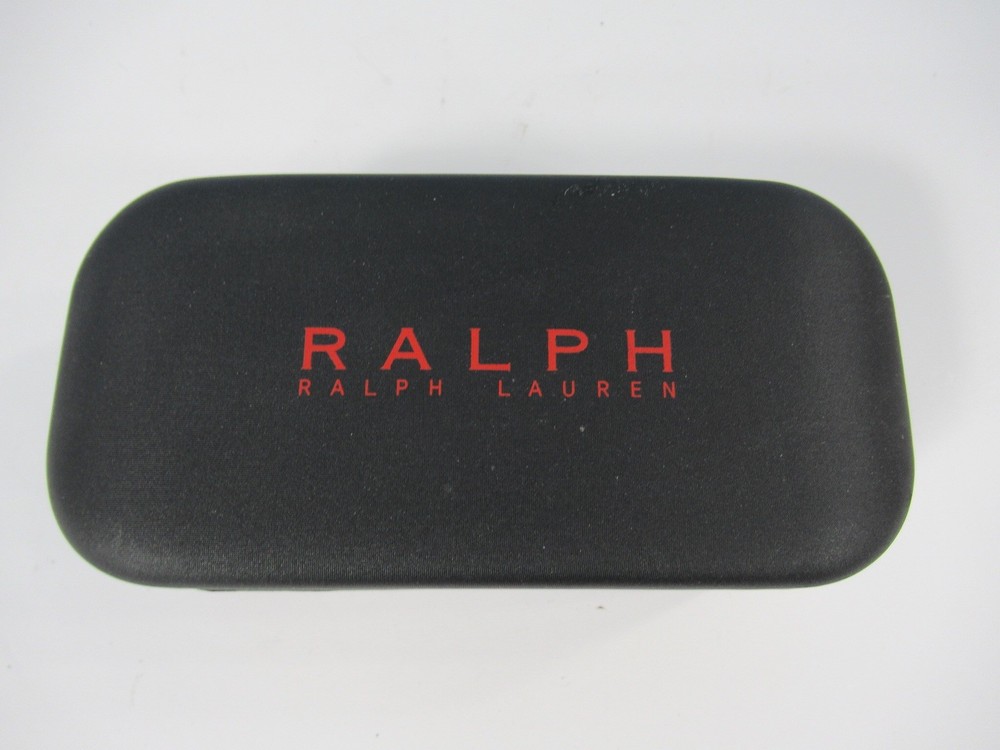 Ralph Lauren Sunglass Case Square Clamshell Black Hard Case G3