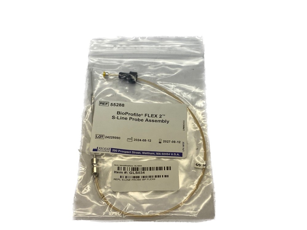 NEW NOVA BioProfile FLEX 2 S-Line Replacement Probe Assembly 55288