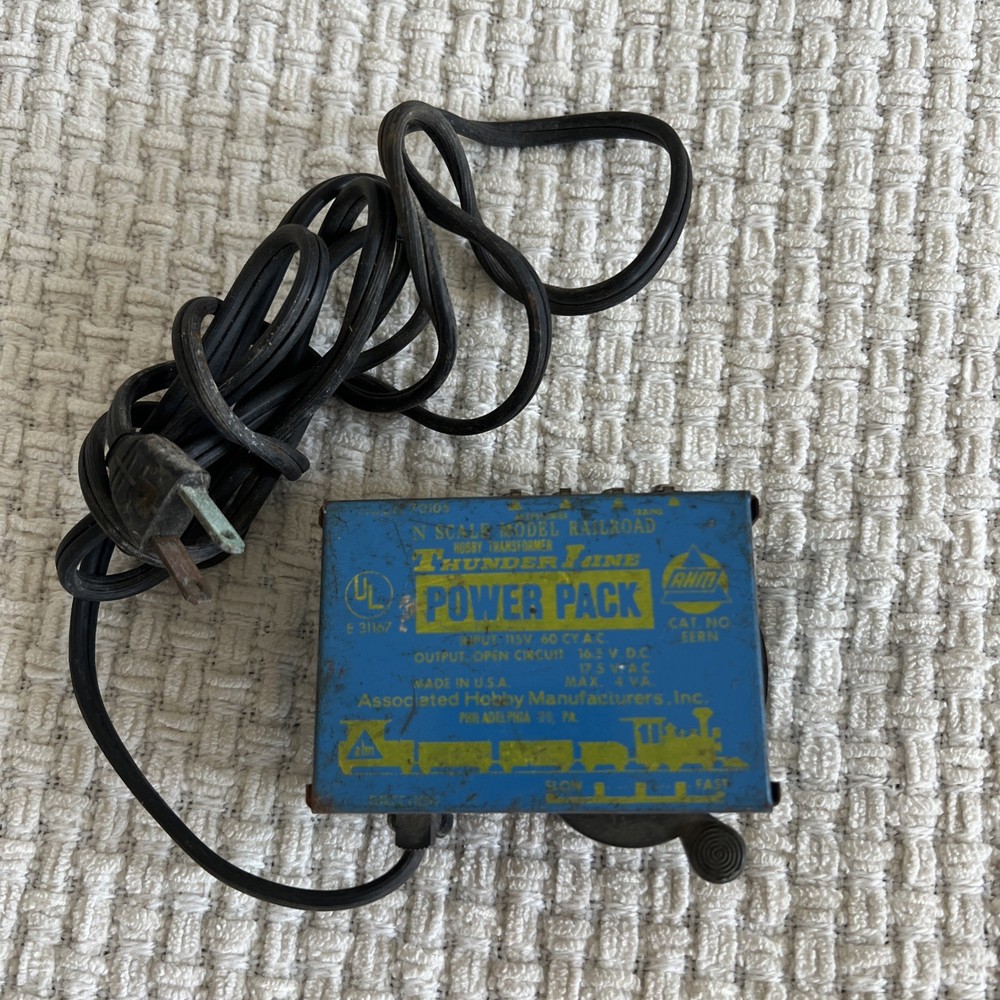 AHM Thunder Line Power Pack Train Transformer N Scale UNTESTED