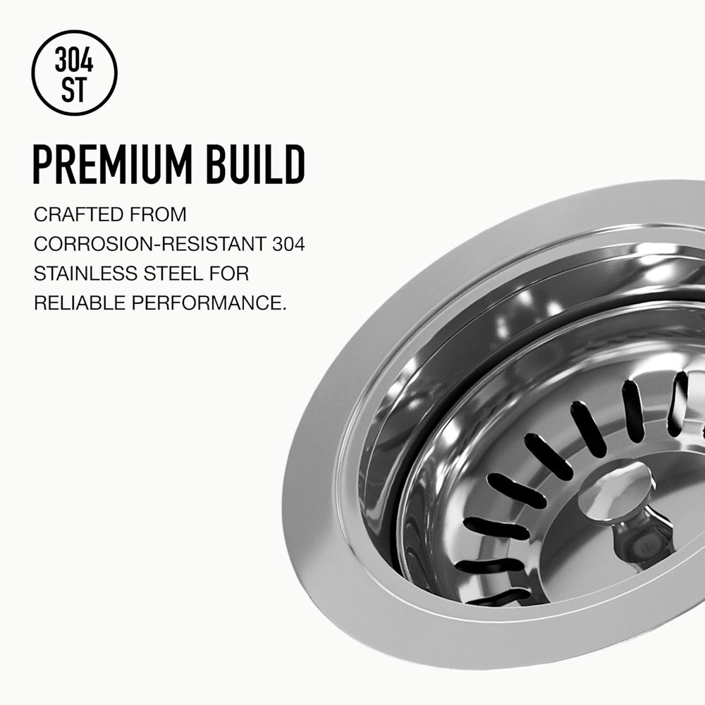 4.5 Inch Kitchen Sink Drain Strainer - cUPC Certified
