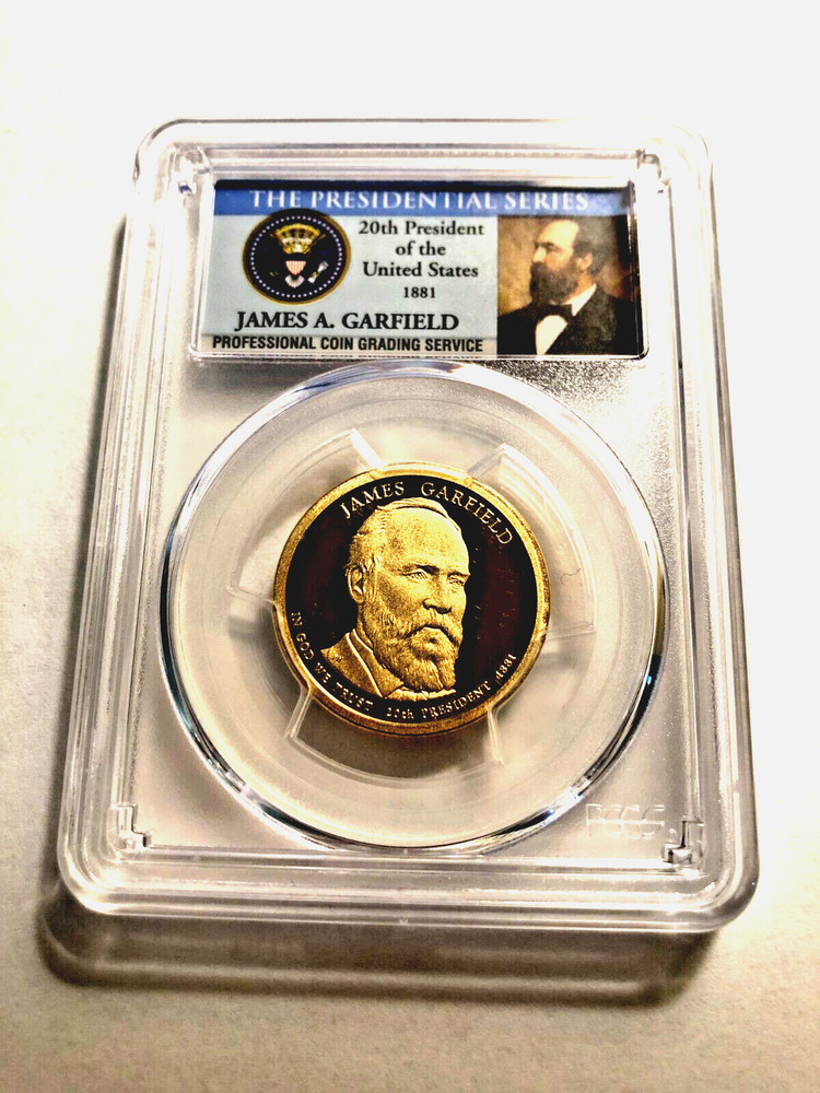 2011 S $1 James Garfield Portrait Dollar PCGS PR70DCAM
