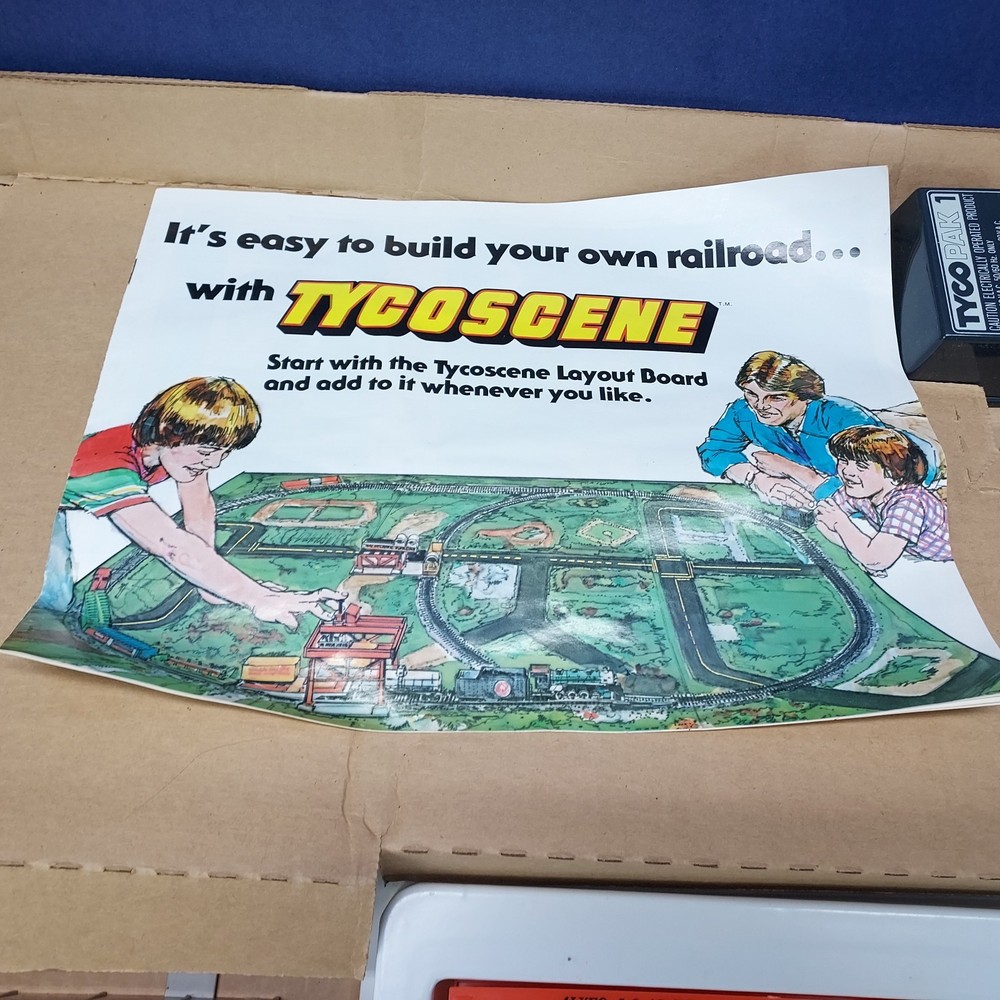 Vintage Tyco Rail Master 72 Piece Train Set