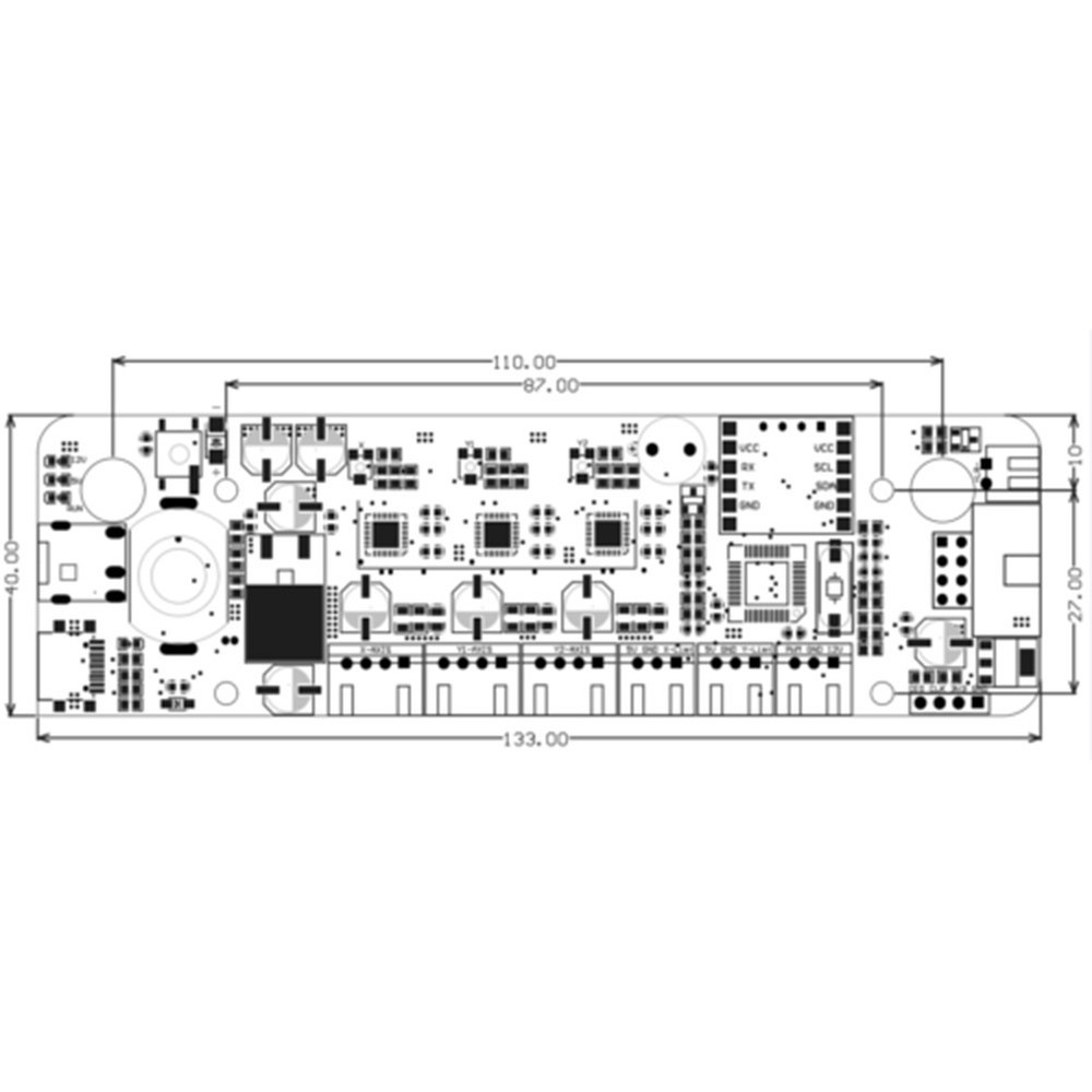 For 32bit USB-B 2-Control Board Integrated Driver Controller For Engraver