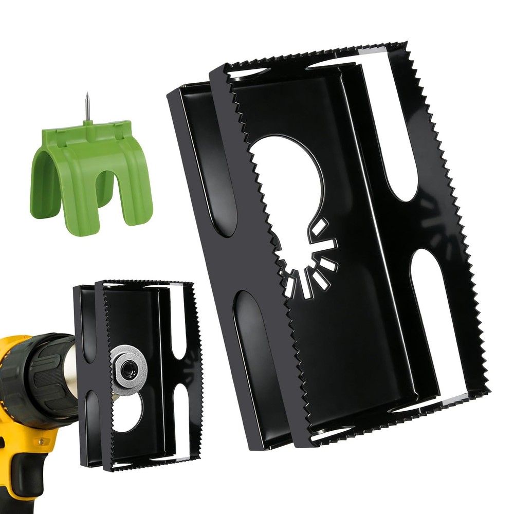 Drywall Cutter Tool - Square Slot Cutter for Oscillating Multi-Tools, Stainless