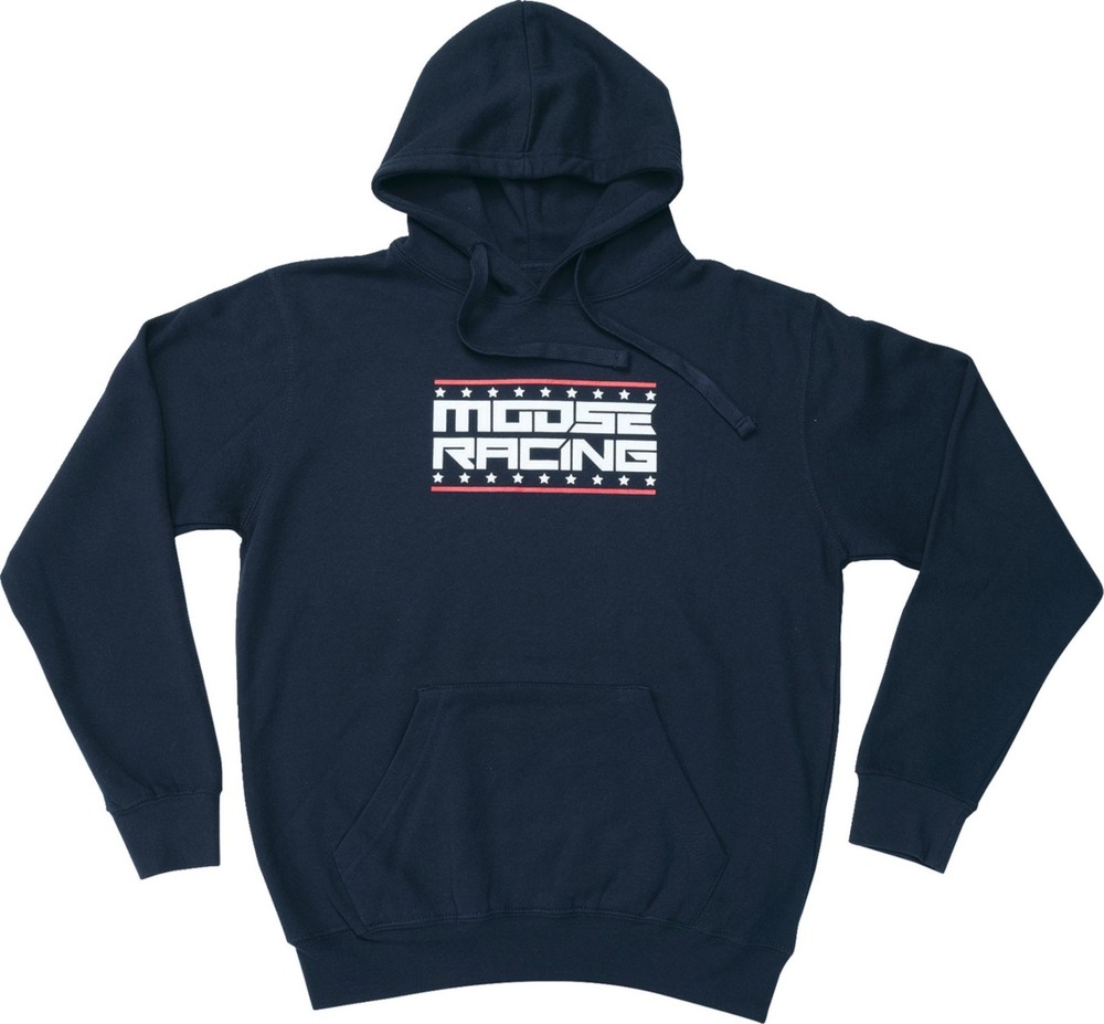 Moose All-American Mens Pullover Hoody Navy Blue
