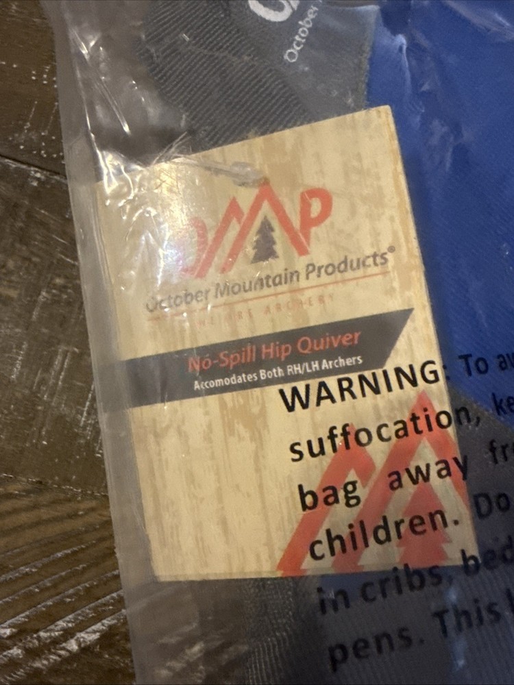 OMP No Spill Hip Quiver BLUE